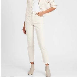 Banana Republic High-Rise Straight Rigid Jean